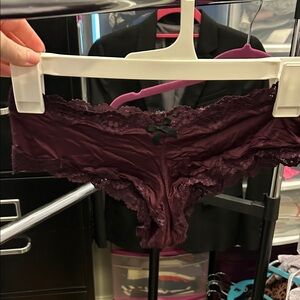 Victoria's Secret Deep Purple Lace Panties